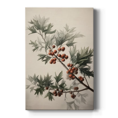 Golden Snow at Eve - Canvas Art Print