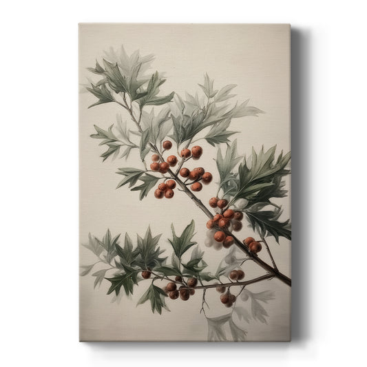 Golden Snow at Eve - Canvas Art Print