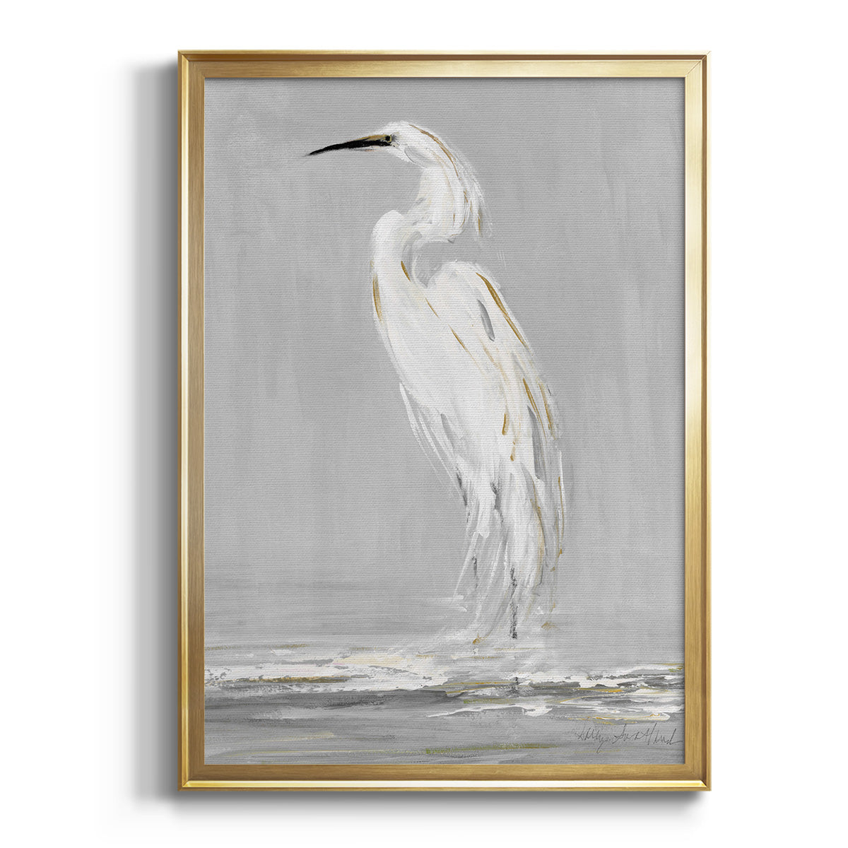 Coast Watching II - Modern Framed Canvas Print