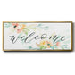 Welcome - Floater Framed Canvas Print