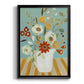 Joyful Blossoms I - Modern Framed Canvas Print