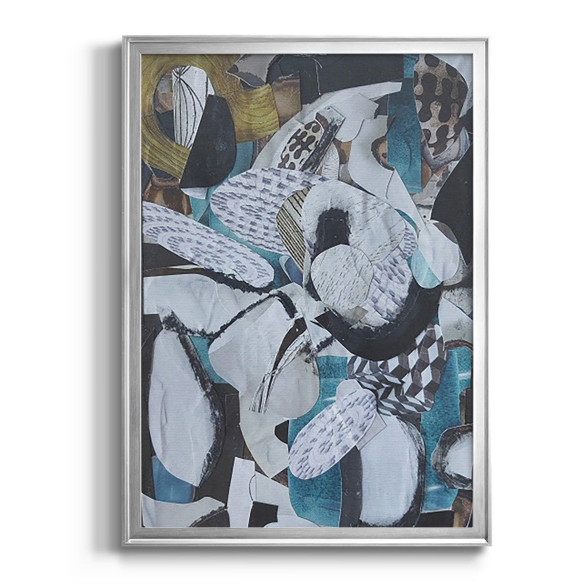 Hawaiian Beach Glass - Modern Framed Canvas Print