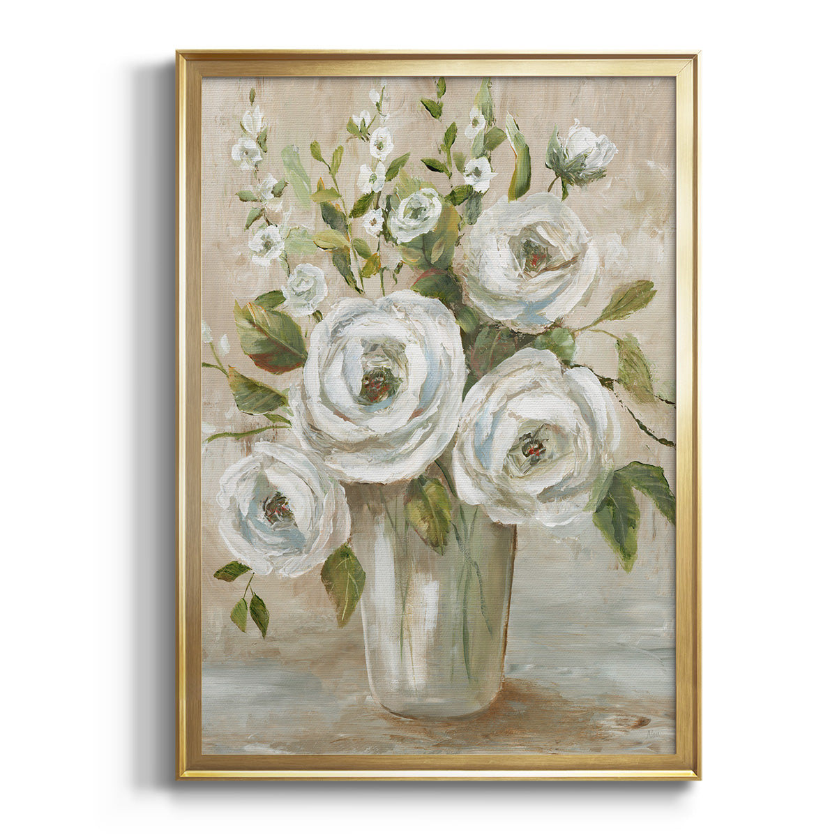 Astor Place - Modern Framed Canvas Print