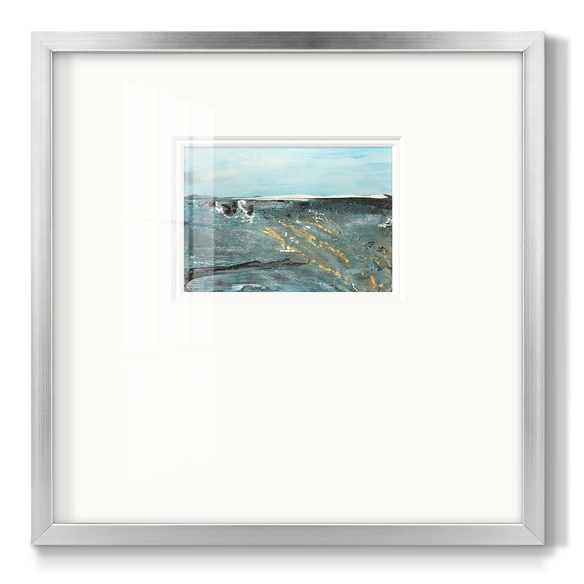 Flow of Love in Ocean II Premium Framed Print Double Matboard