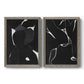 Night Bloom I - Premium Framed Canvas 2 Piece Set - Ready to Hang