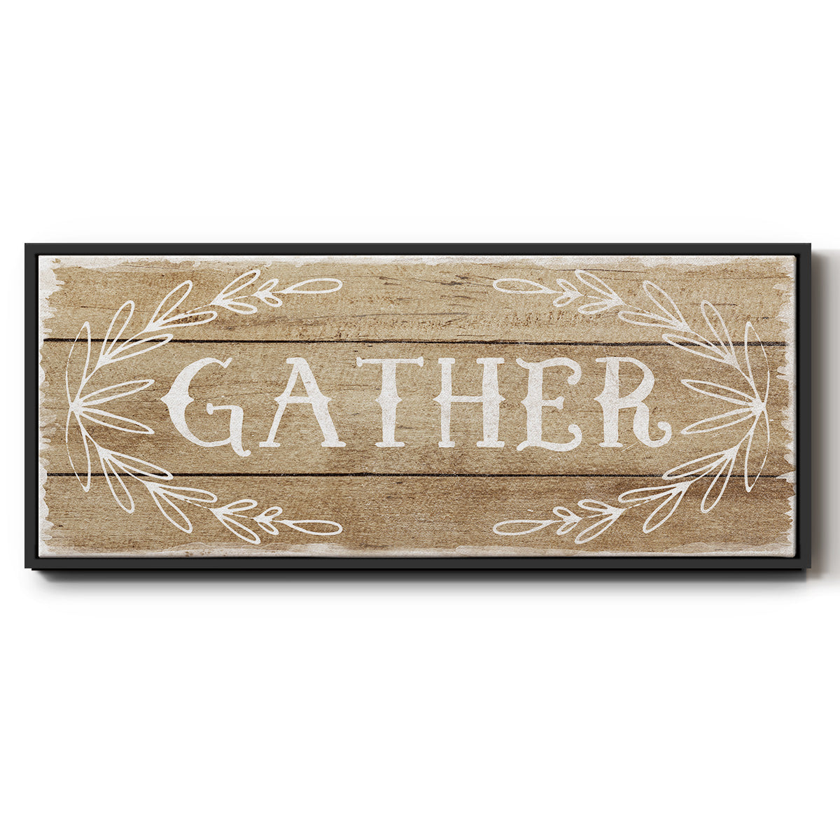 Gather - Floater Framed Canvas Print