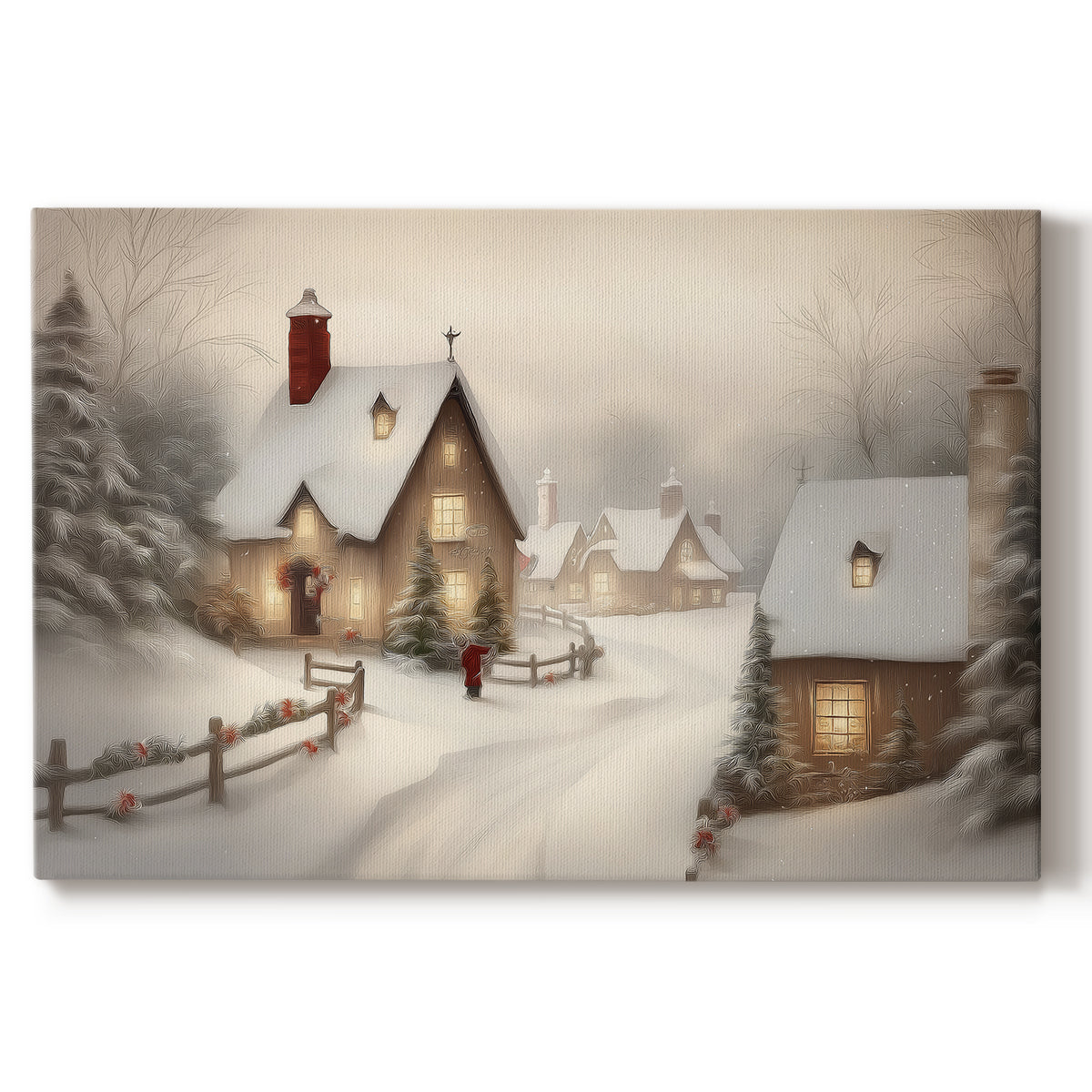 Dawn of Tinsel-Gold Promise - Canvas Art Print