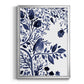 Indigo Song I - Modern Framed Canvas Print