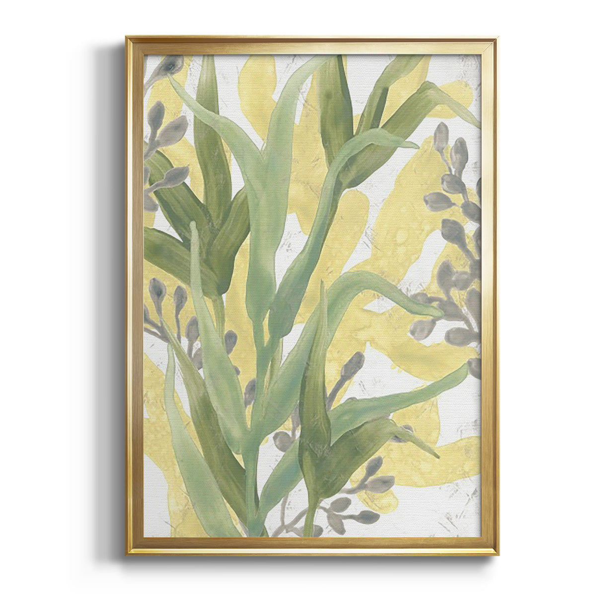 Sea Grass Fresco II - Modern Framed Canvas Print