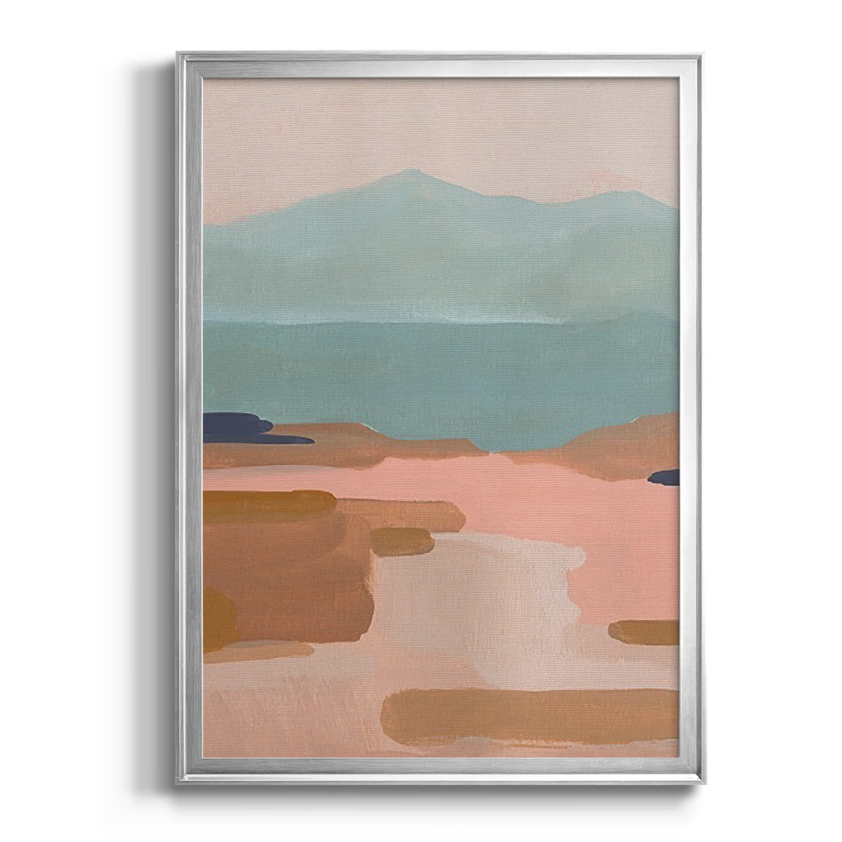 Desert Sunrise I - Modern Framed Canvas Print