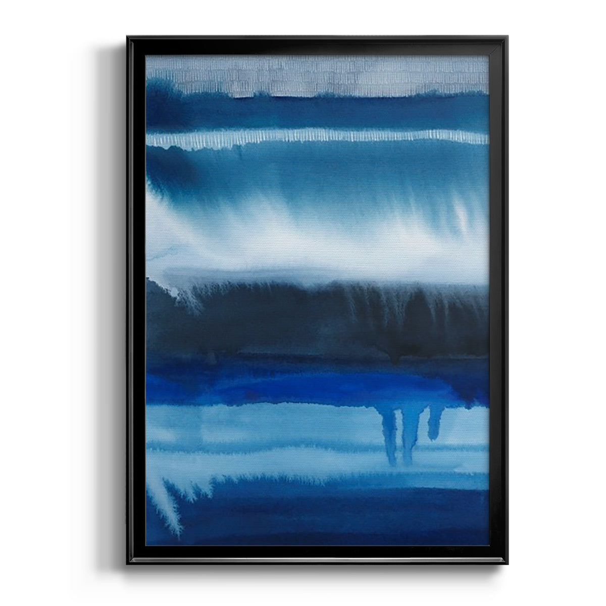 Deep Blue Shore II - Modern Framed Canvas Print