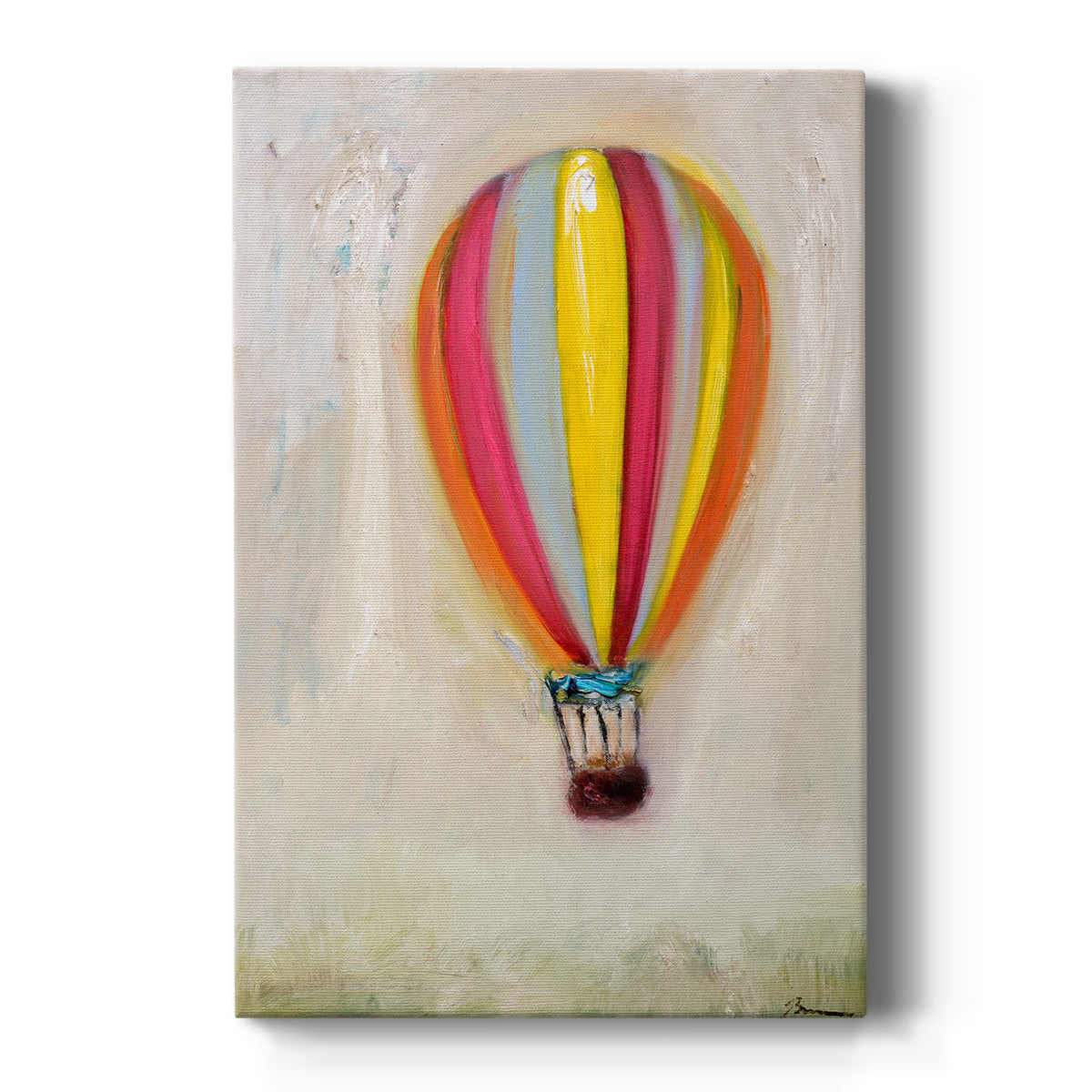 Lucky Hot Air Balloon - Canvas Art Print