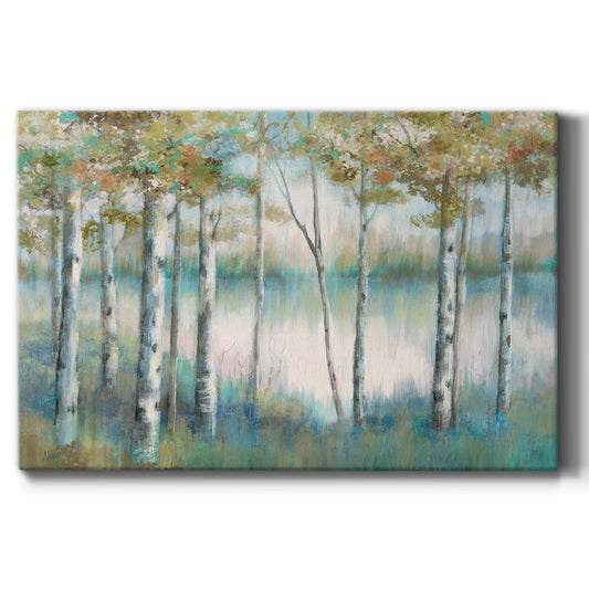 Aspen Lake Premium Gallery Wrapped Canvas - Ready to Hang