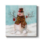 Snowwoman-Premium Gallery Wrapped Canvas - Ready to Hang