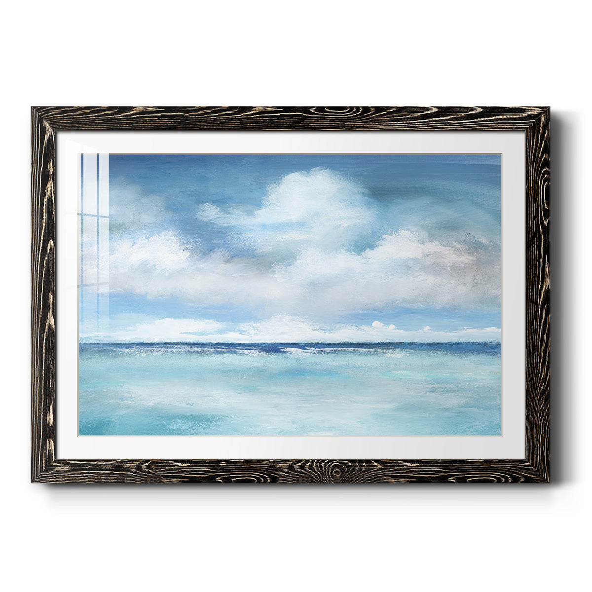 Caribbean Clouds - Barnwood Framed Art Print