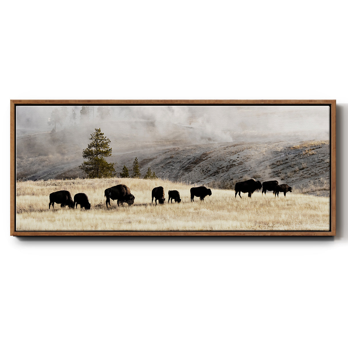 Heading Home - Floater Framed Canvas Print