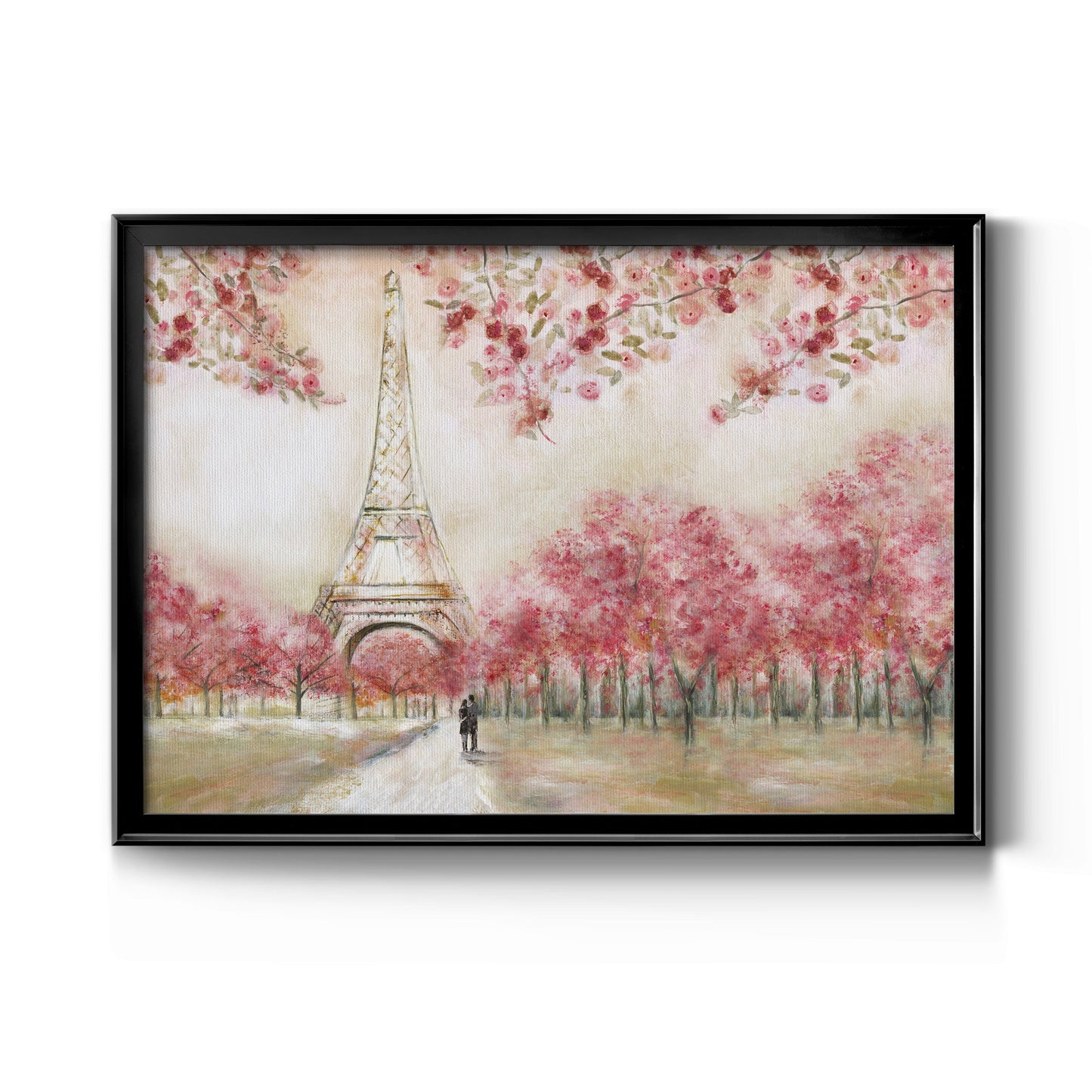 Spring In Paris - Modern Framed Canvas Print
