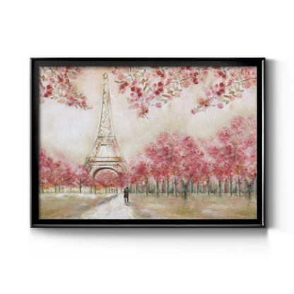 Spring In Paris - Modern Framed Canvas Print