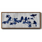 Indigo Hangout - Floater Framed Canvas Print