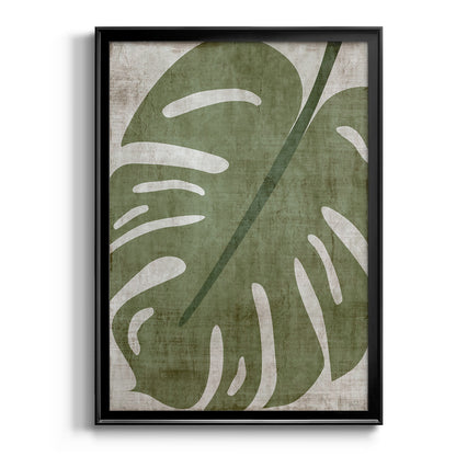 Island Greenery II - Modern Framed Canvas Print