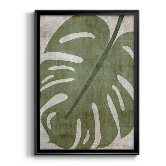 Island Greenery II - Modern Framed Canvas Print