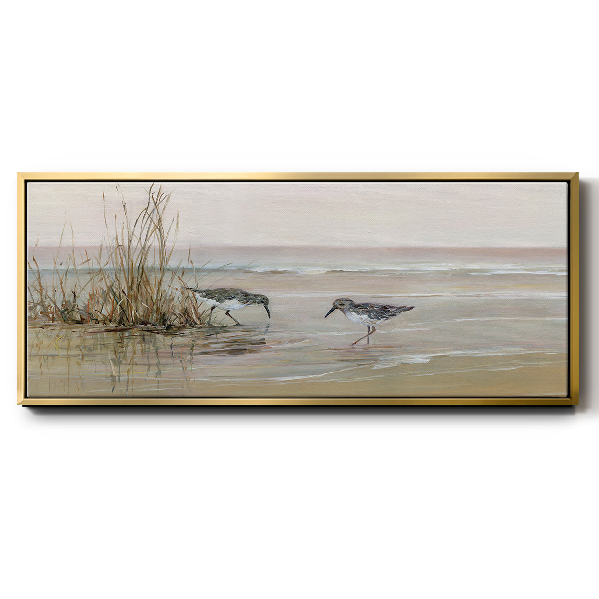 Early Risers I - Floater Framed Canvas Print