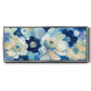 Blue Nocturne II - Floater Framed Canvas Print