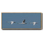 Wing Up Wing down - Floater Framed Canvas Print