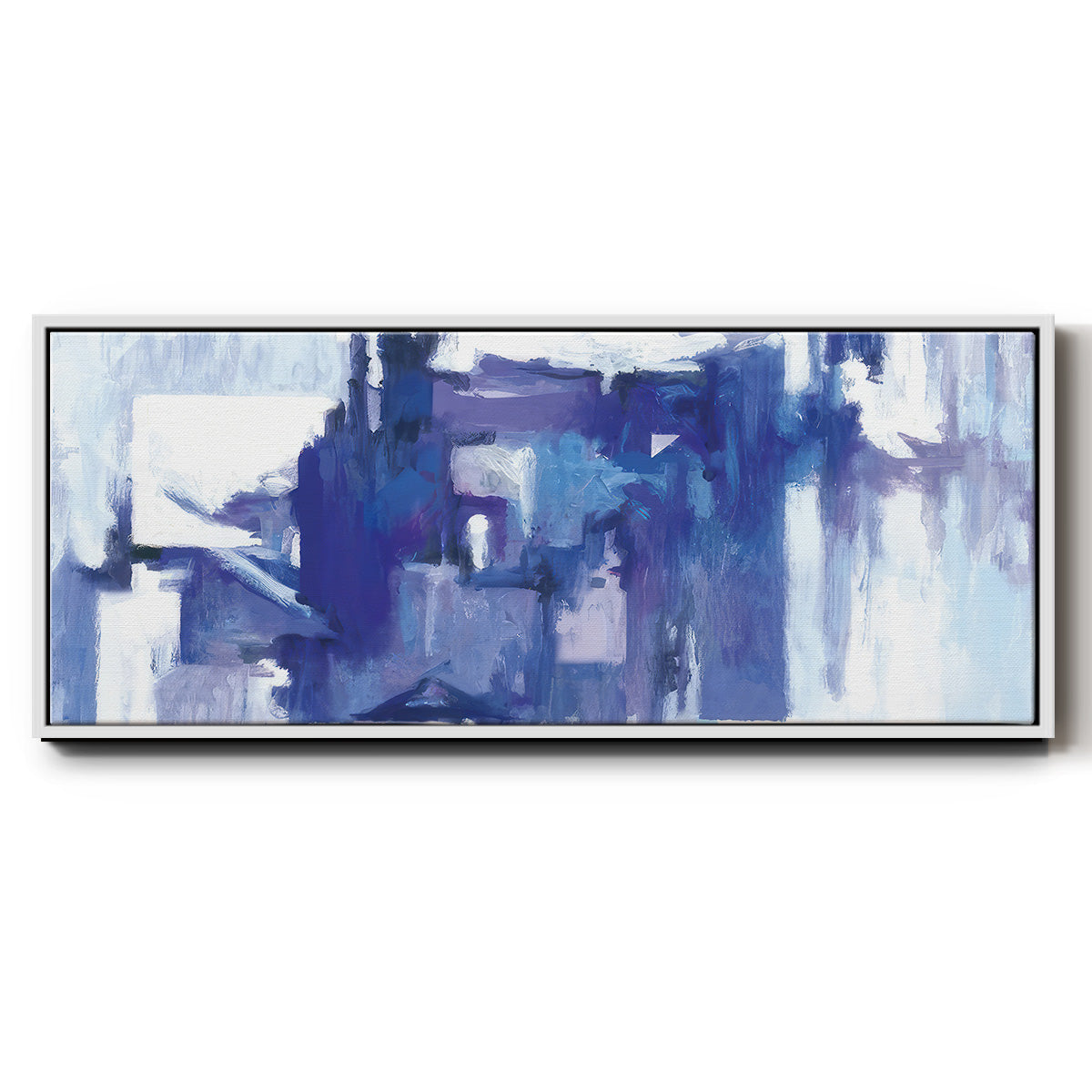 City Walk - Floater Framed Canvas Print