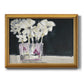 White Flowers in Fuchsia II Premium Framed Canvas- Ready to Hang