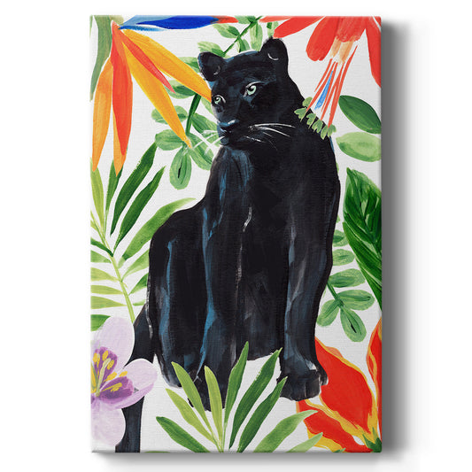 Panther's Paradise I Premium Gallery Wrapped Canvas - Ready to Hang