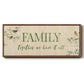 Family Together - Floater Framed Canvas Print