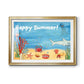 Cute Sea Creatures I - Modern Framed Art Print