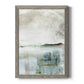 Summer Teal II - Barnwood Framed Canvas Print