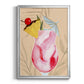 Tropical Cocktail II - Modern Framed Canvas Print
