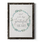 Start Each Day - Premium Canvas Framed in Barnwood - Ready to Hang