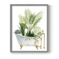 Plant Bath I - Restickable Framed Art Print