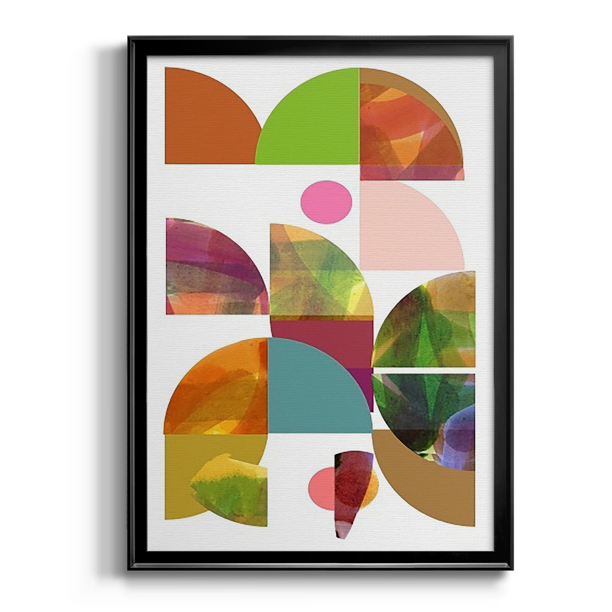 Dorset Shapes II - Modern Framed Canvas Print