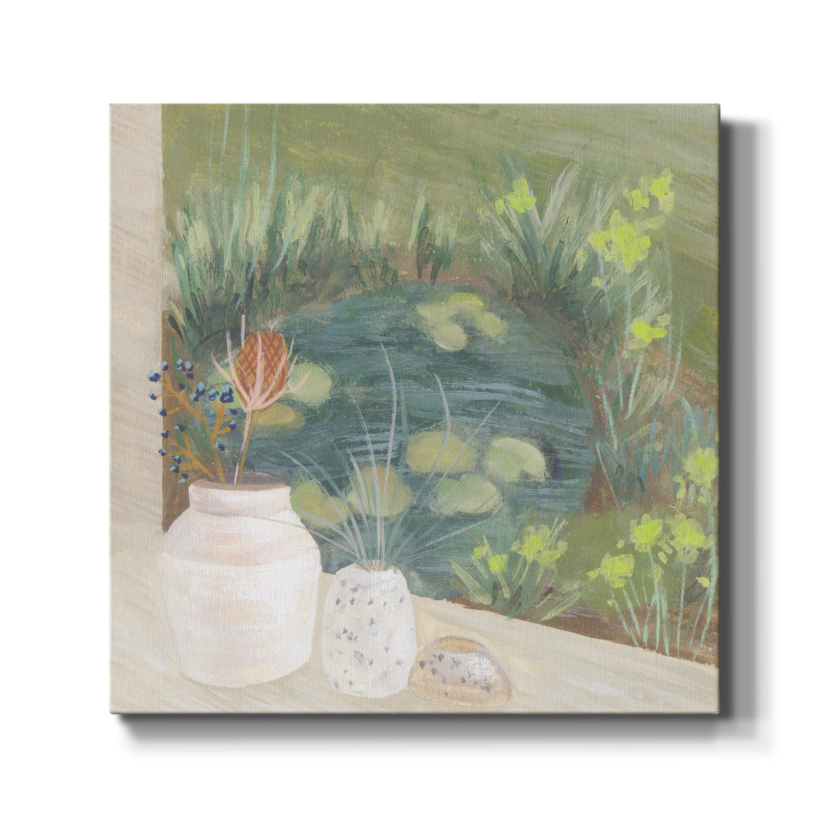 Window Plants IV-Premium Gallery Wrapped Canvas - Ready to Hang