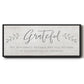 Grateful for Everything - Floater Framed Canvas Print