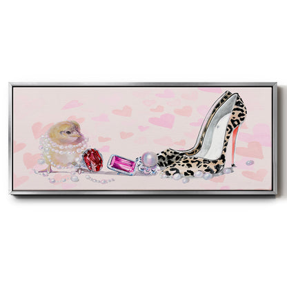 Cute Couture Collection D - Floater Framed Canvas Print