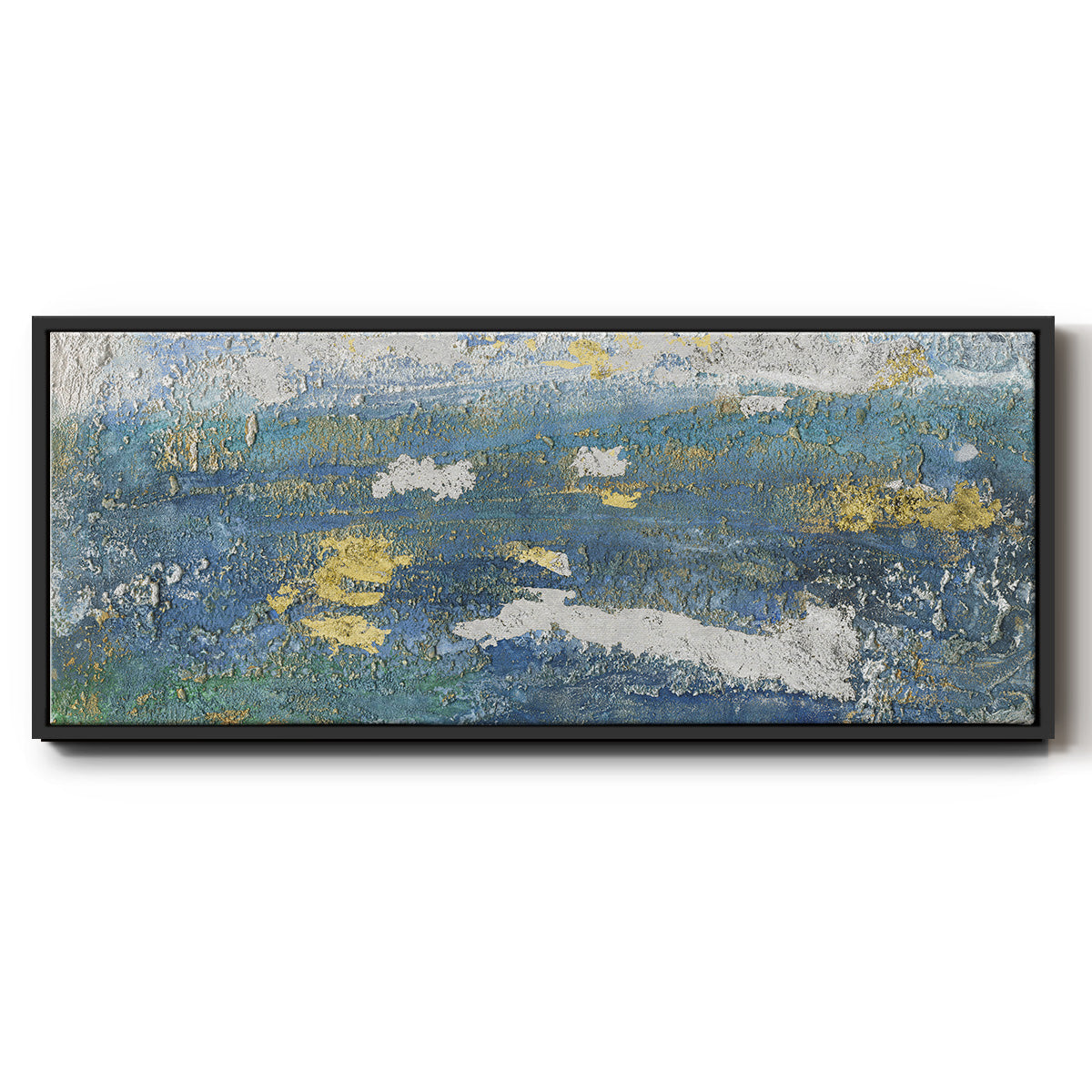 Sparkling Sea II - Floater Framed Canvas Print
