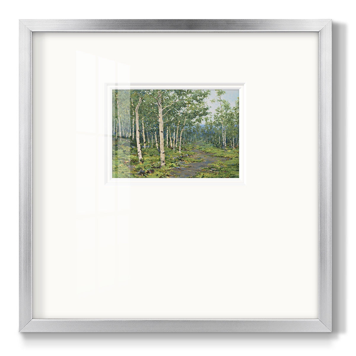 In the Forest- Premium Framed Print Double Matboard