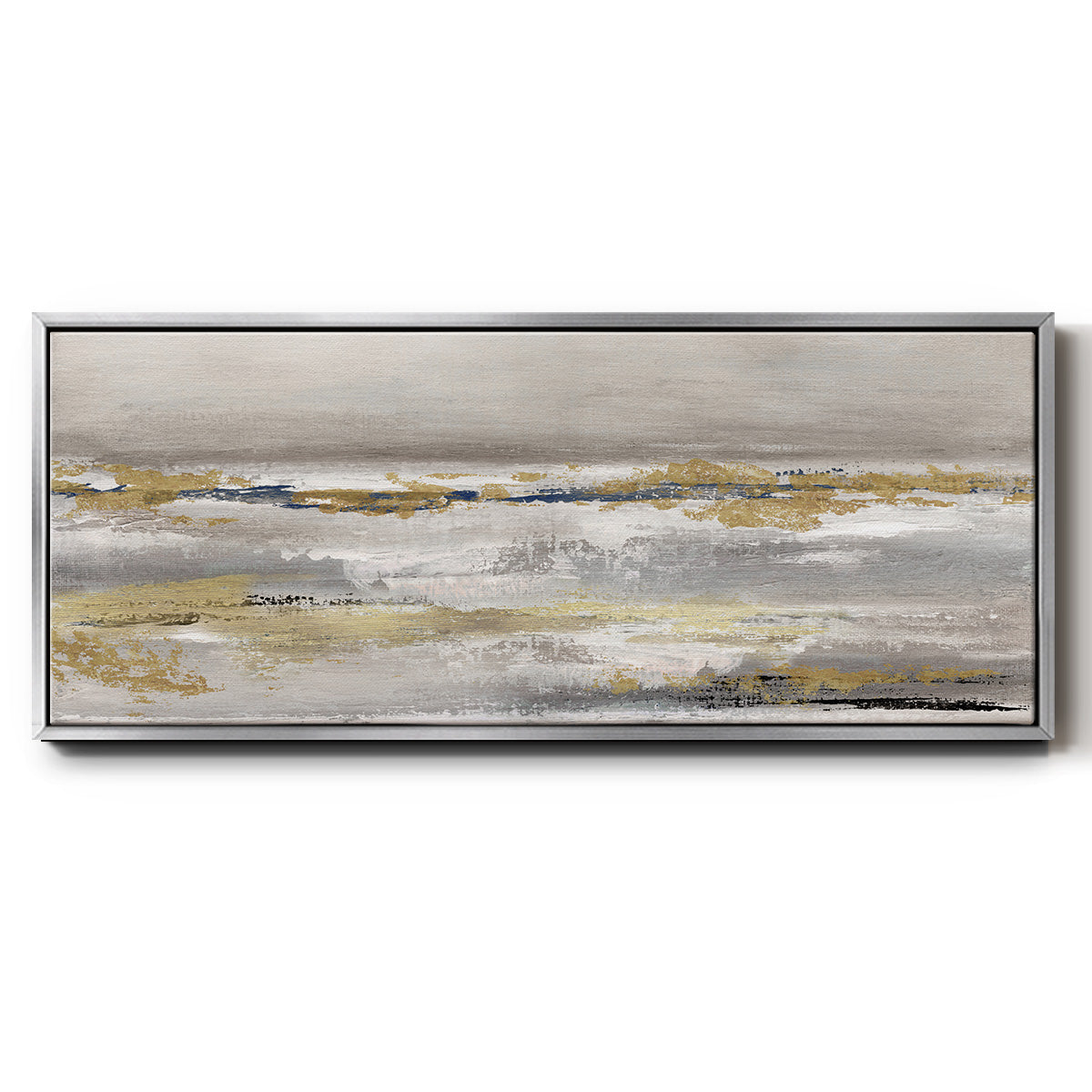 Golden Fog - Floater Framed Canvas Print