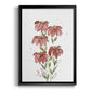 Watercolor Blooms II - Modern Framed Canvas Print