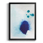 Spare Blue I - Modern Framed Canvas Print