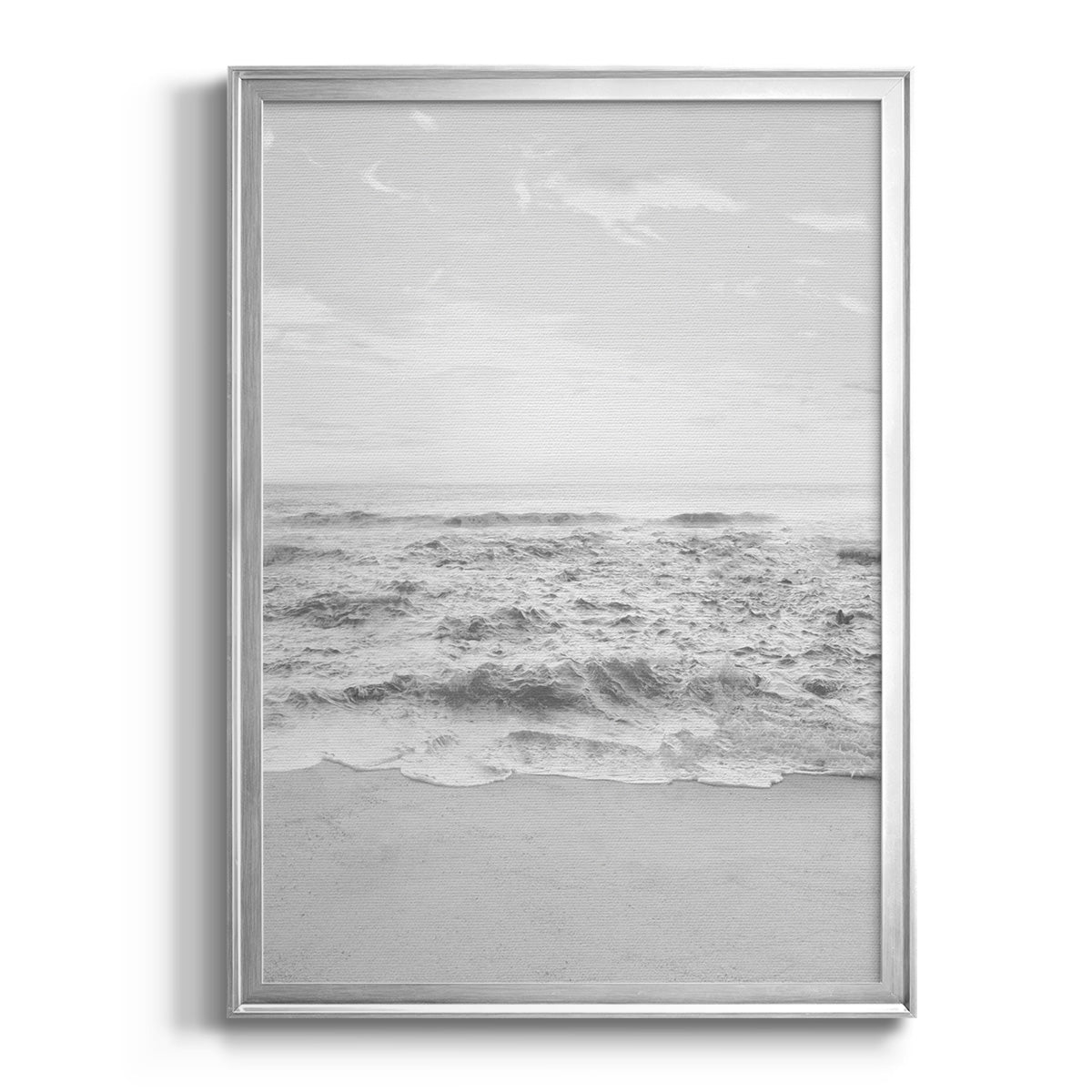 Gentle Tides I - Modern Framed Canvas Print