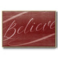 Believe - Floater Framed Canvas Print