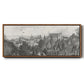 City of Cleveland - Floater Framed Canvas Print