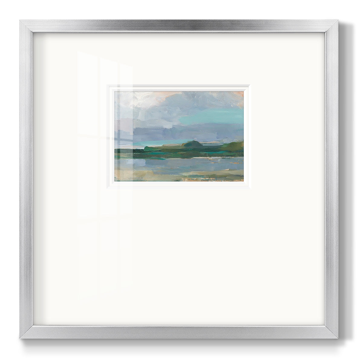Twilight Vista Study I - Double Matboard Framed Print